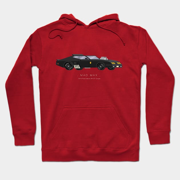 Mad Max - Famous Cars Hoodie by Fred Birchal